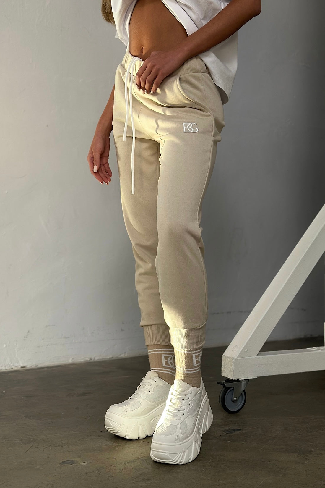 BG COUTURE PONOŽKY – BG EASY - BÉŽOVÁ