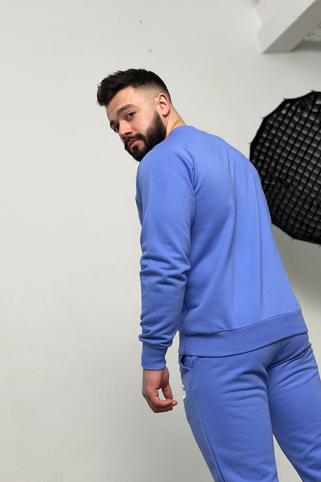 Pánska tepláková súprava BG COUTURE - Basic - Modrá