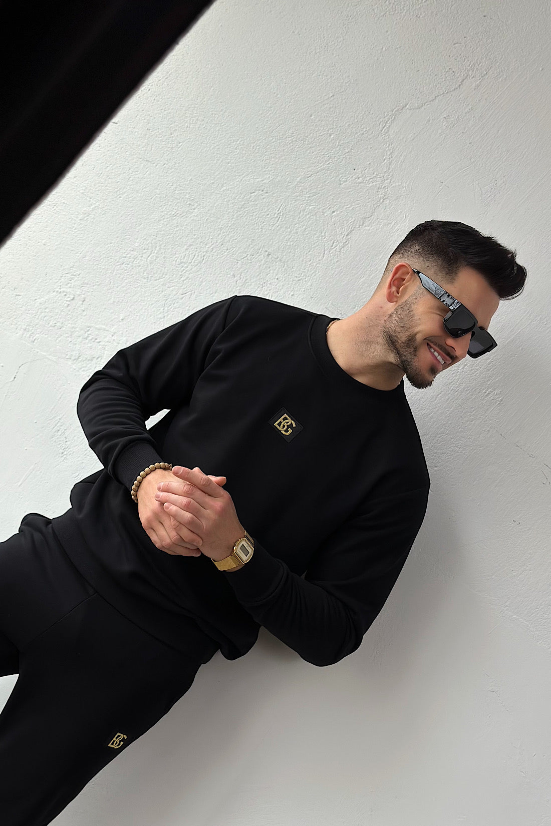 BG COUTURE CLOSER TRACKSUIT - BLACK