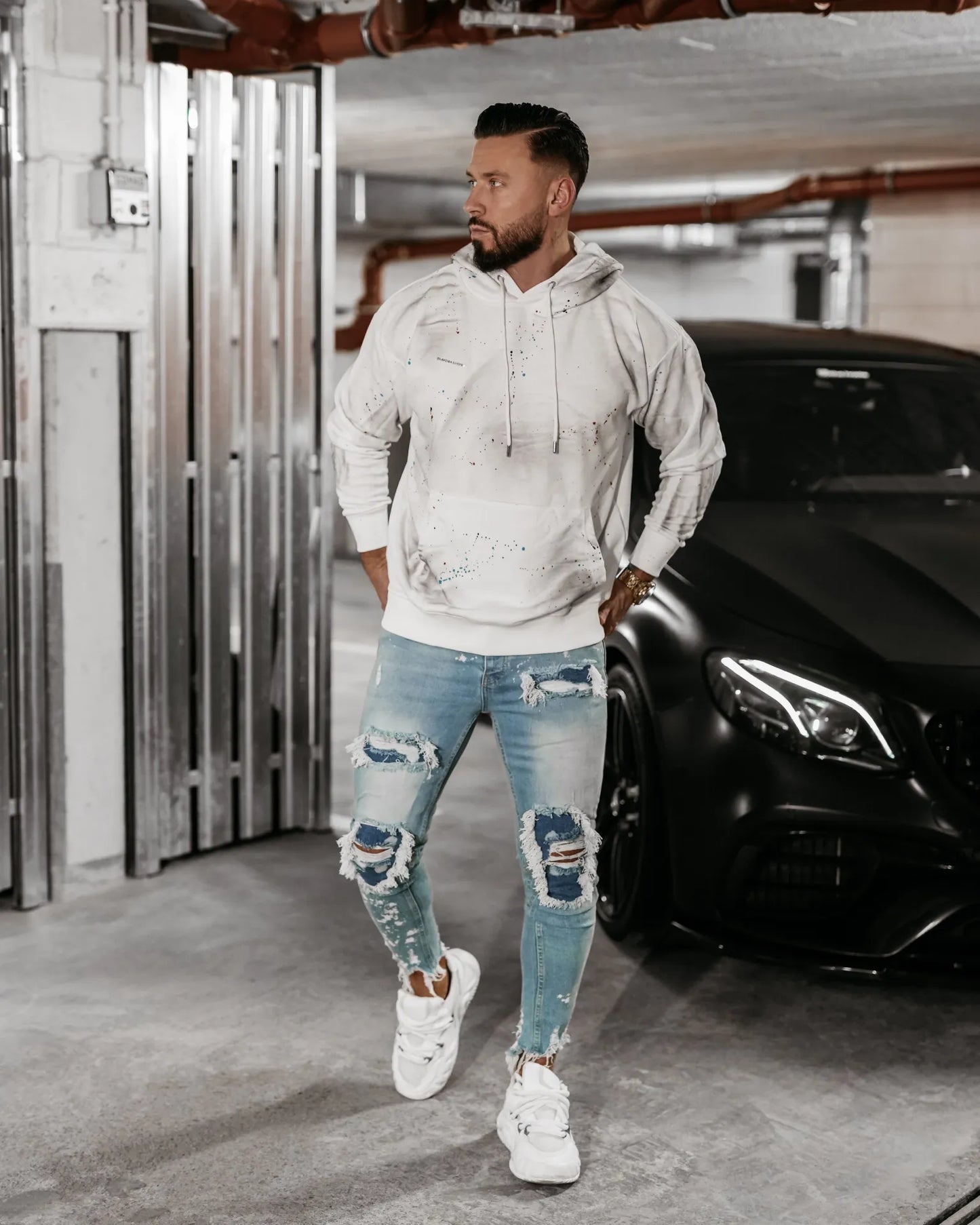 OLAVOGA PÁNSKA MIKINA BLADE 2024 - BIELA