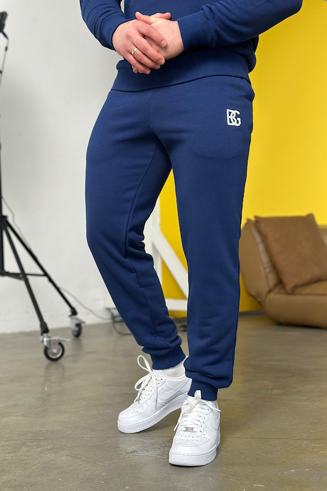 Pánska tepláková súprava BG COUTURE - Basic - Tmavo-Modrá