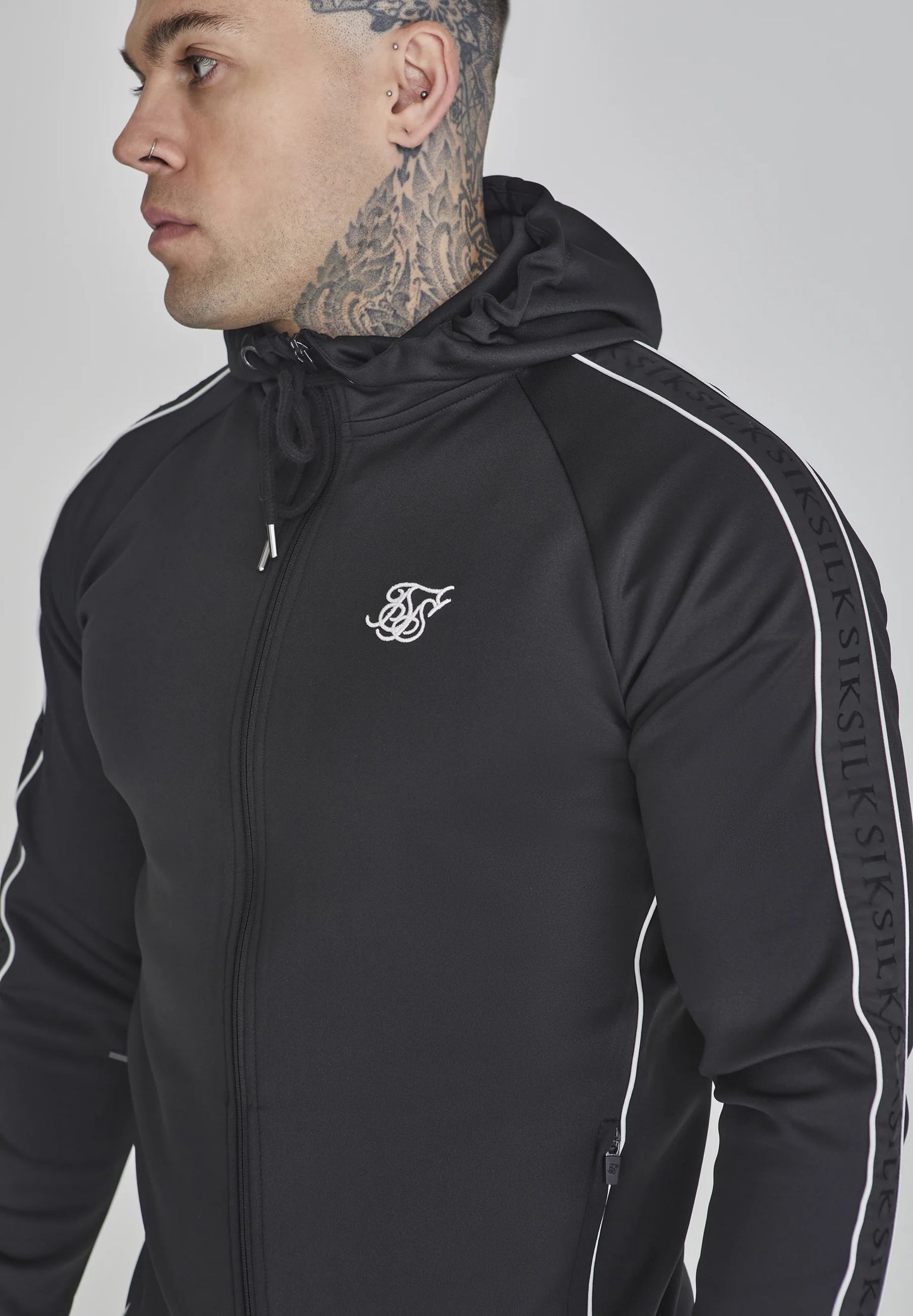 SikSilk Joggers Set – Tepláková súprava – Čierna