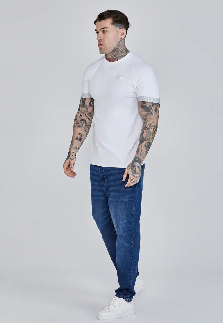 SikSilk: Biele TECH tričko