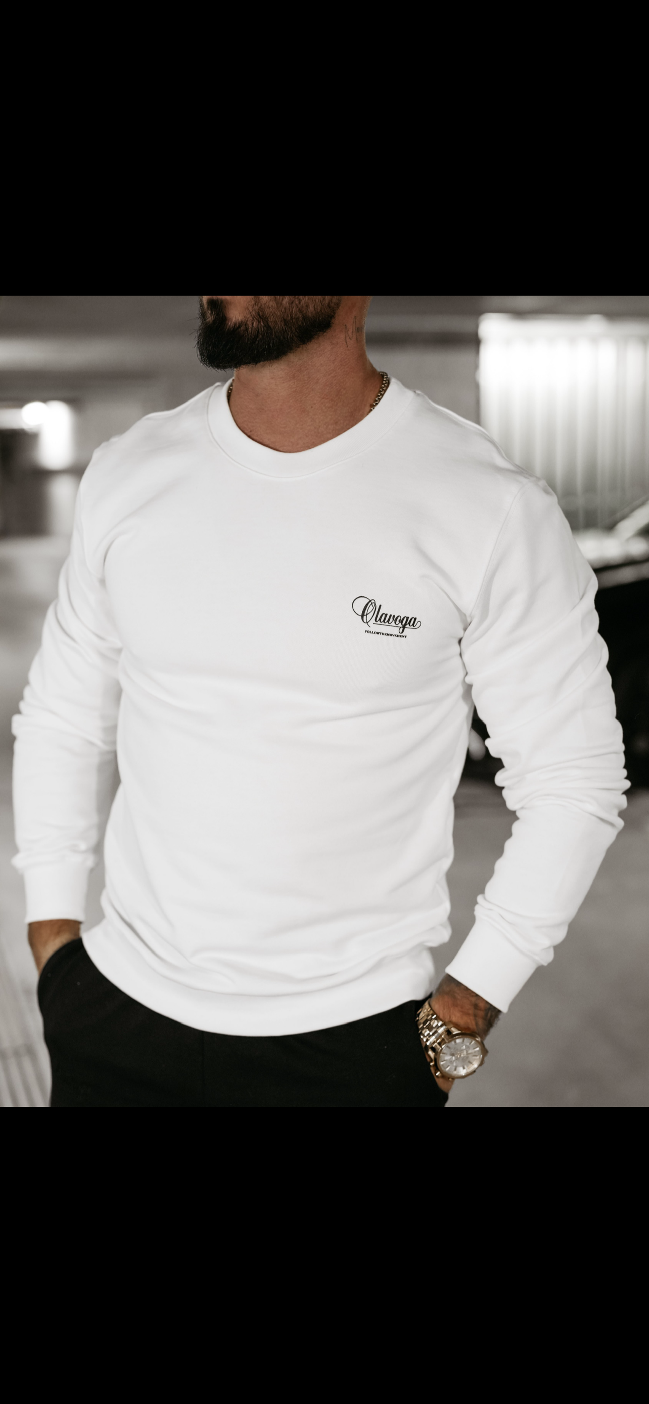 WHITE HOODIE OLAVOGA - PORTIVO