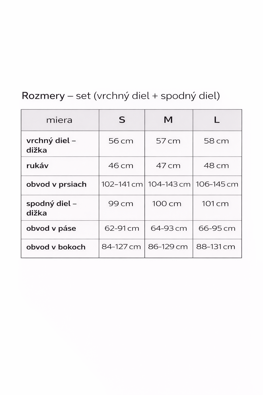 Olavoga Dámska Súprava LENTO