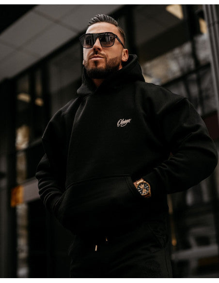 Olavoga Pánska Mikina UNIT - Čierna