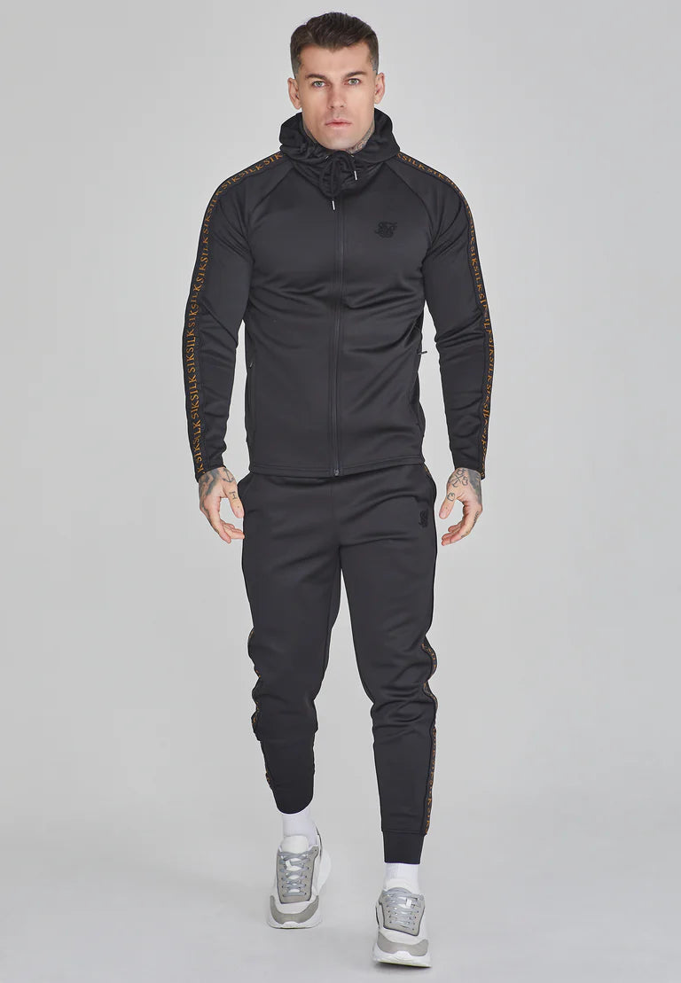 Siksilk súprava mikina a tepláky - Čierno-zlatá