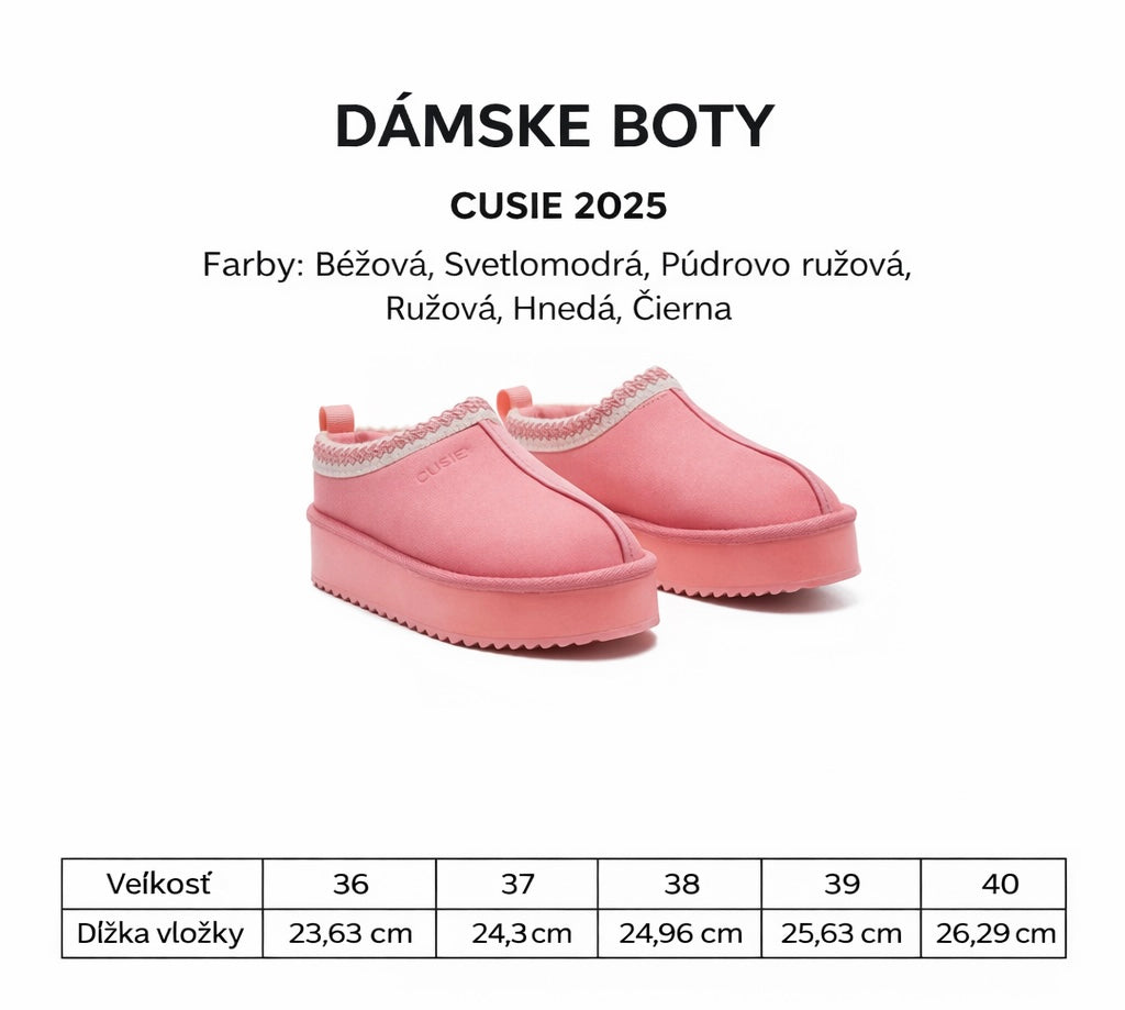 Olavoga - Dámske Topánky CUSIE - ružová