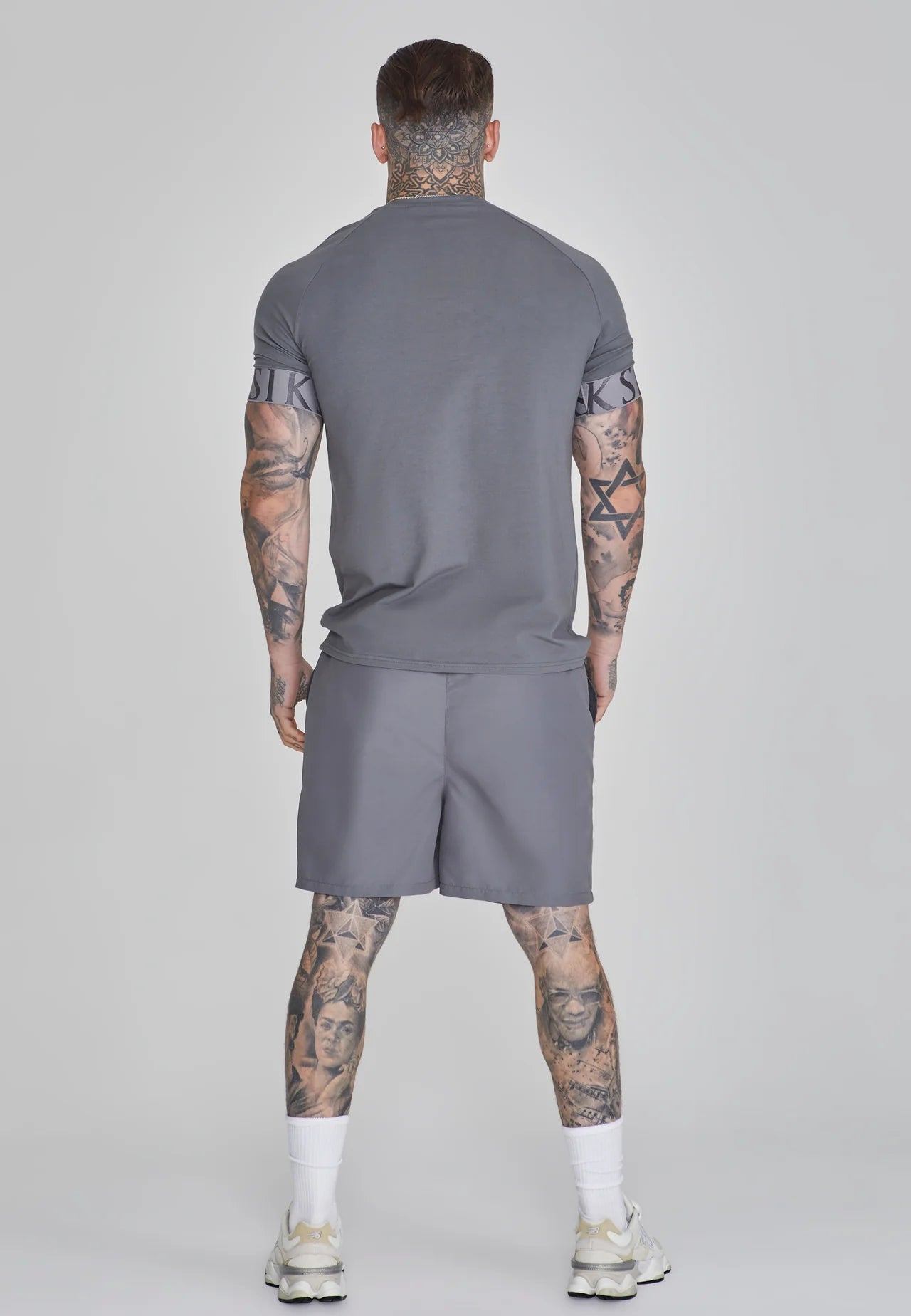 Siksilk Tech Tričko - Sivá