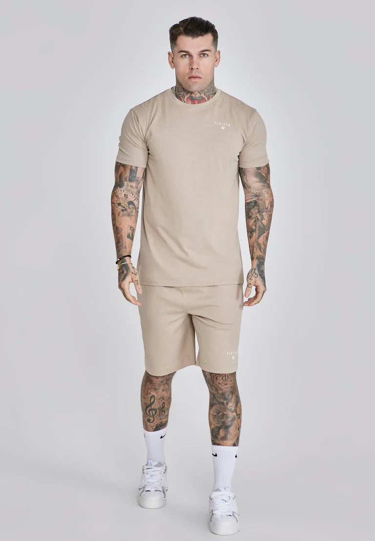 Siksilk Béžová Súprava Tričko + Šortky