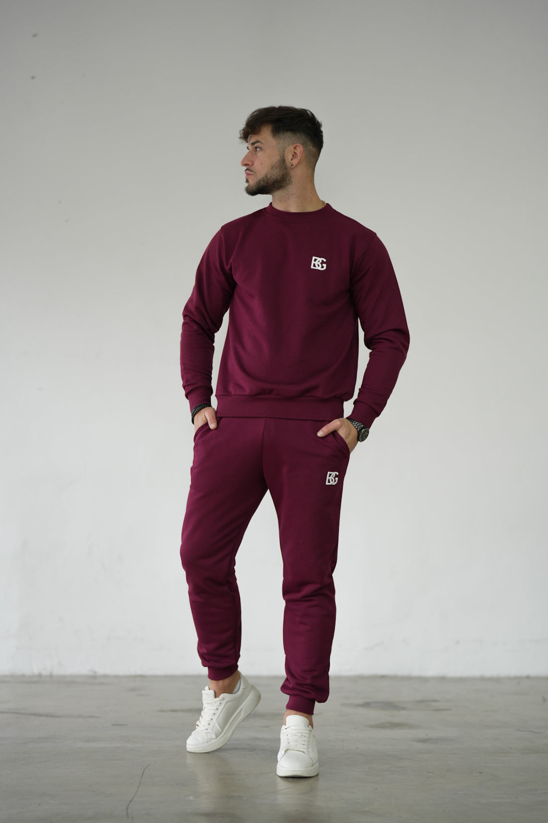 BRANDENBURG COUTURE PÁNSKA TEPLÁKOVÁ SÚPRAVA BG BASIC | BORDOVÁ