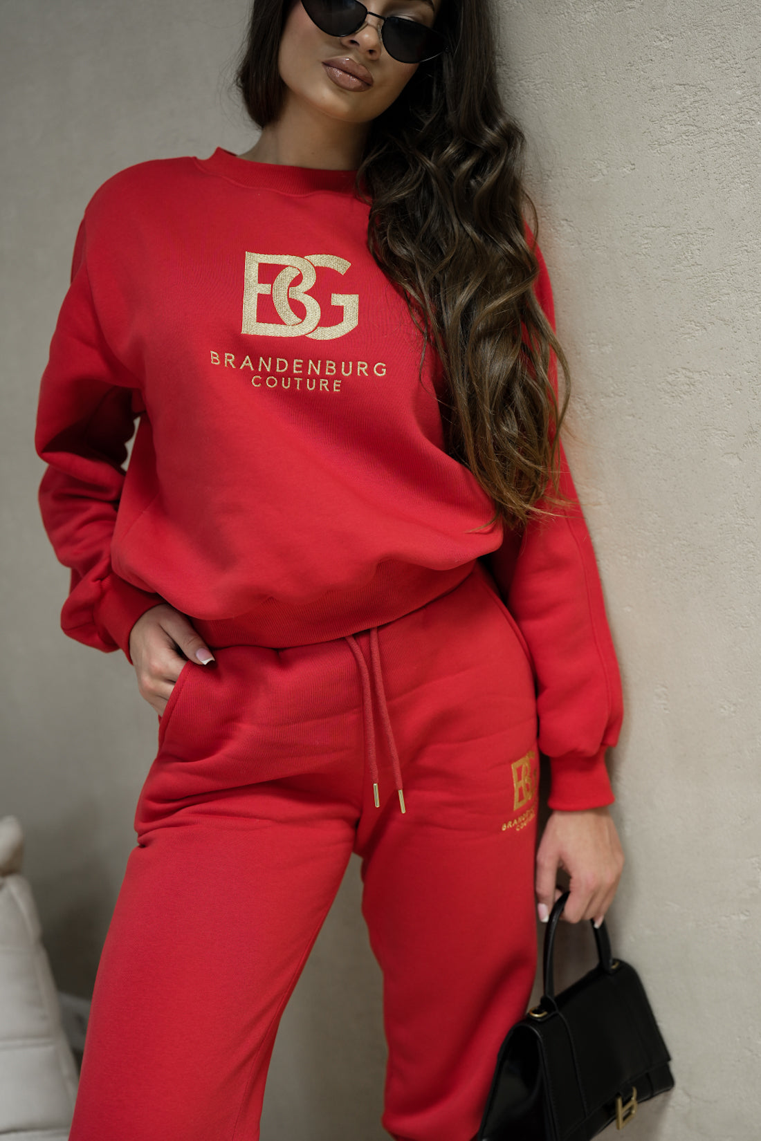 BRANDENBURG COUTURE WOMEN'S TRACKSUIT BG CINAMOON | RED