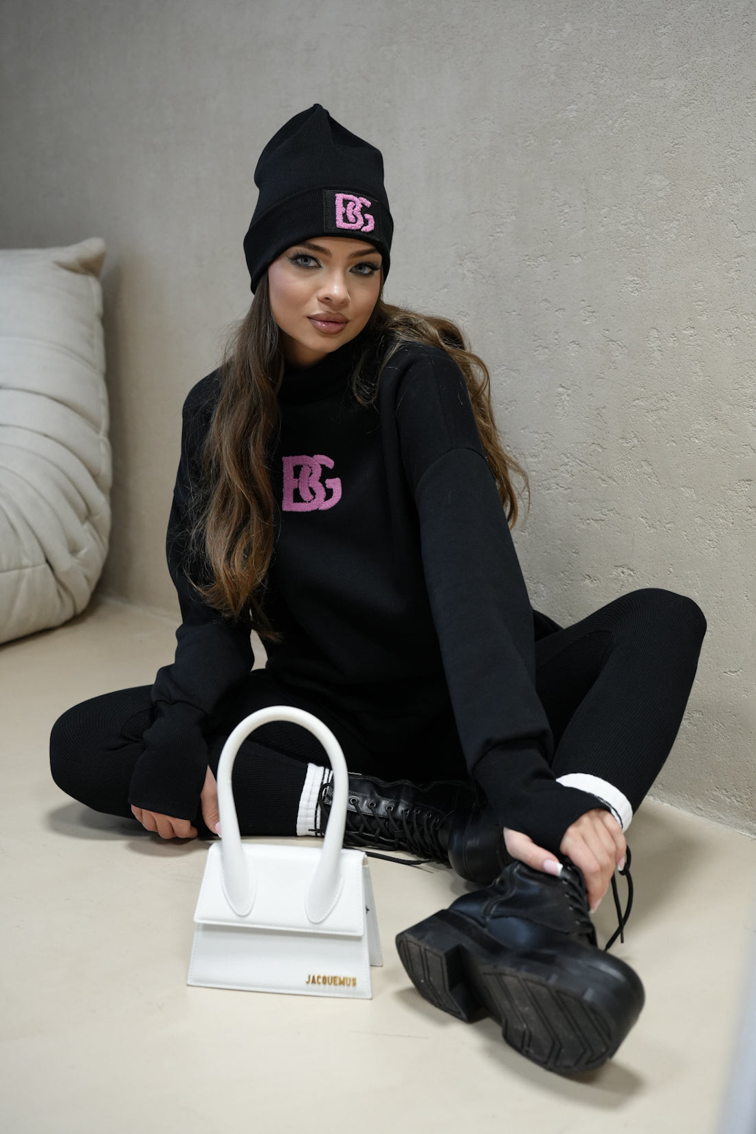 BRANDENBURG COUTURE DÁMSKA MIKINA BG COCO | ČIERNA