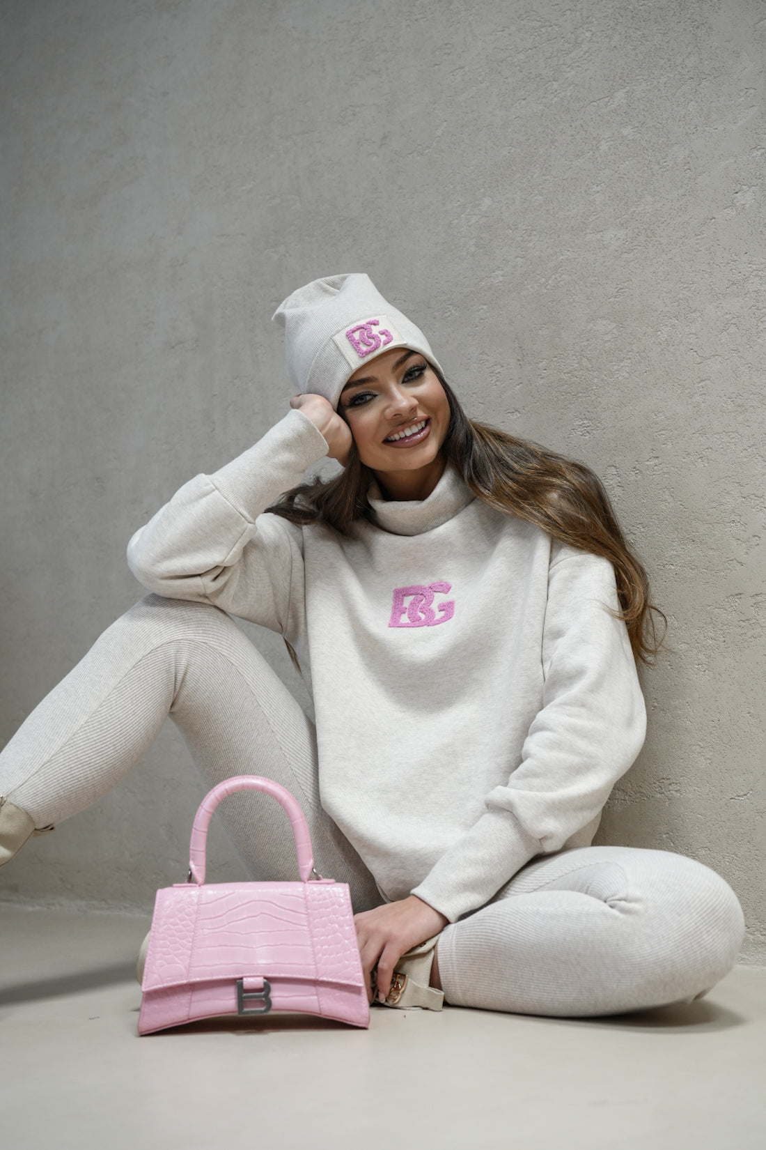 BRANDENBURG COUTURE DÁMSKA MIKINA BG COCO | BÉŽOVÁ