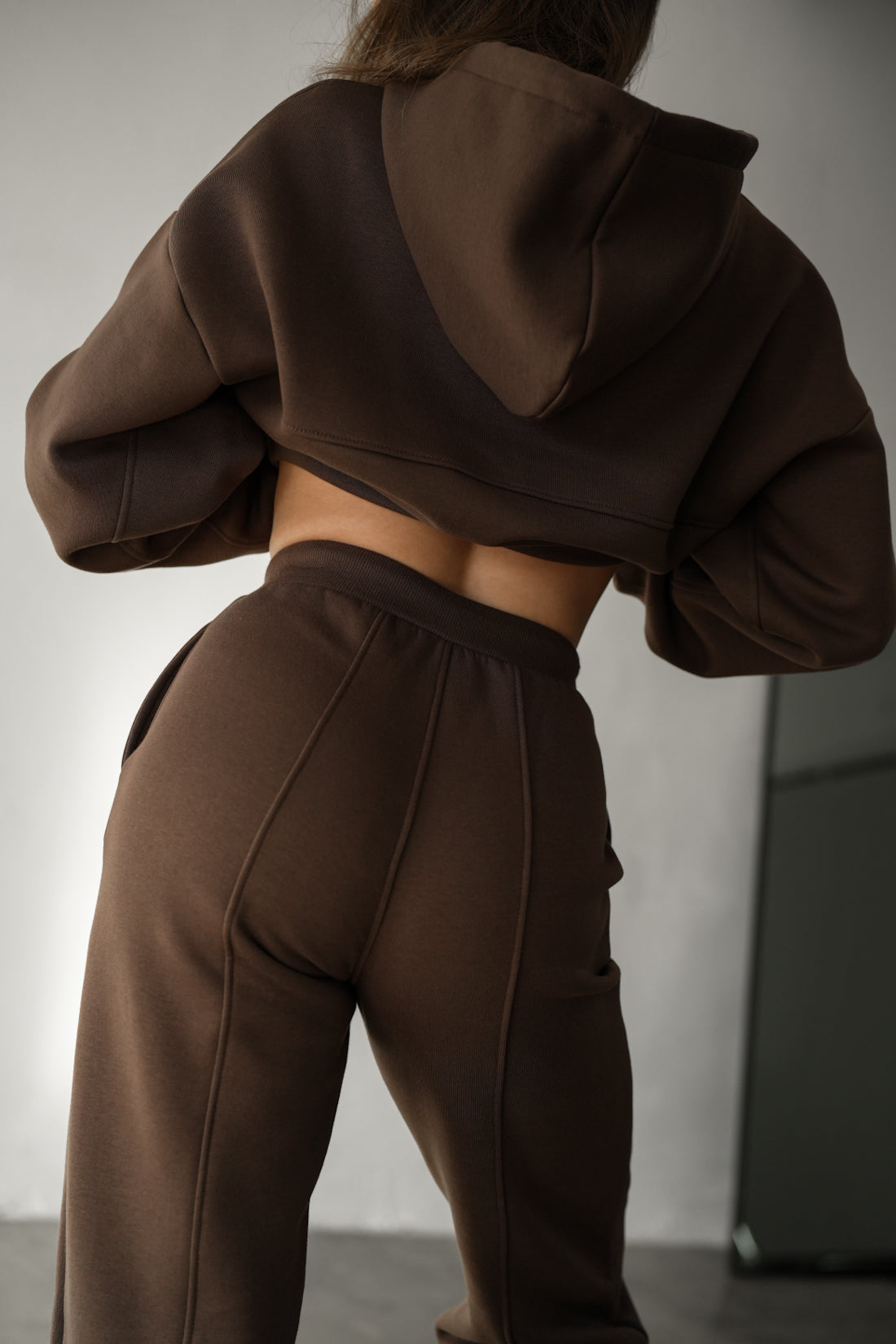 BRANDENBURG COUTURE DÁMSKA TEPLÁKOVÁ SÚPRAVA BG FLOW | HNEDÁ