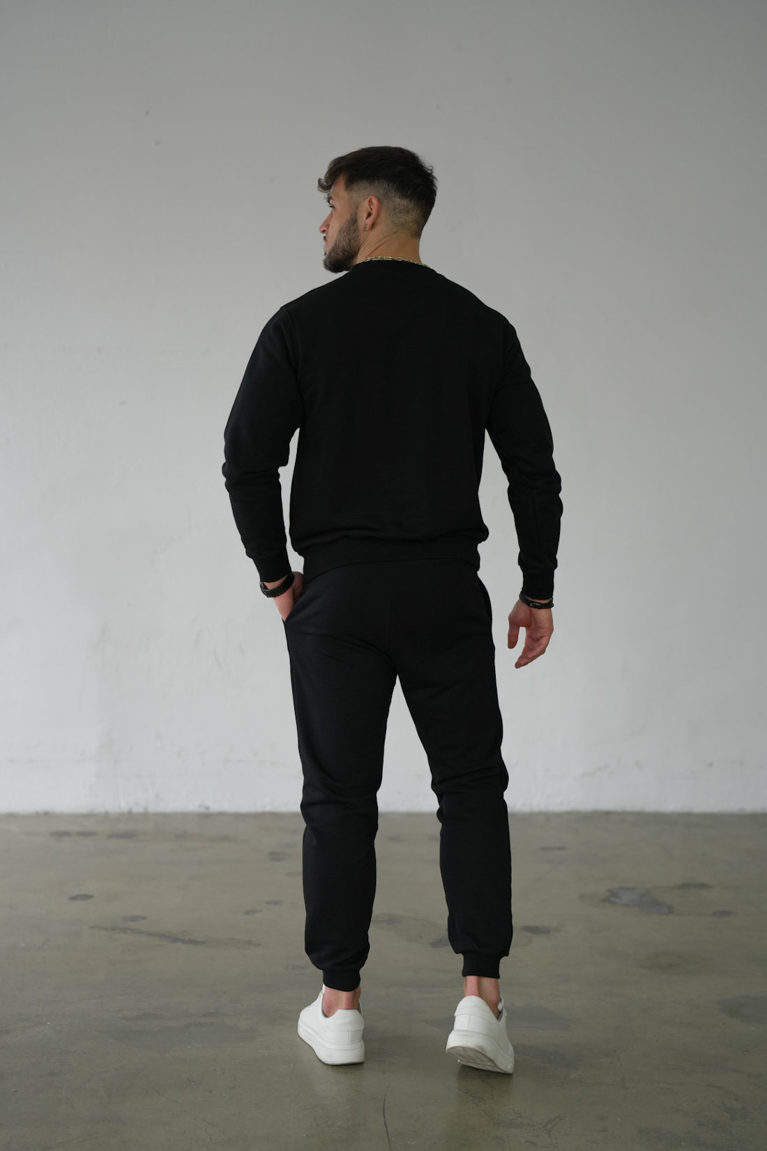 Pánska tepláková súprava BG COUTURE - Basic - Čierna