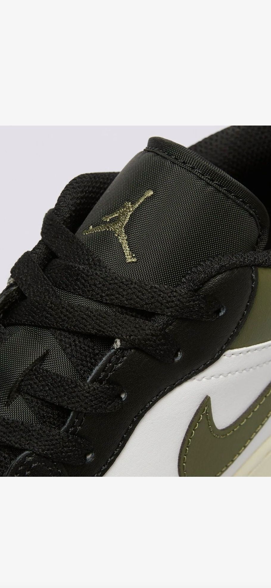 AIR JORDAN 1 LOW FLYEASE (khaki-čierna)