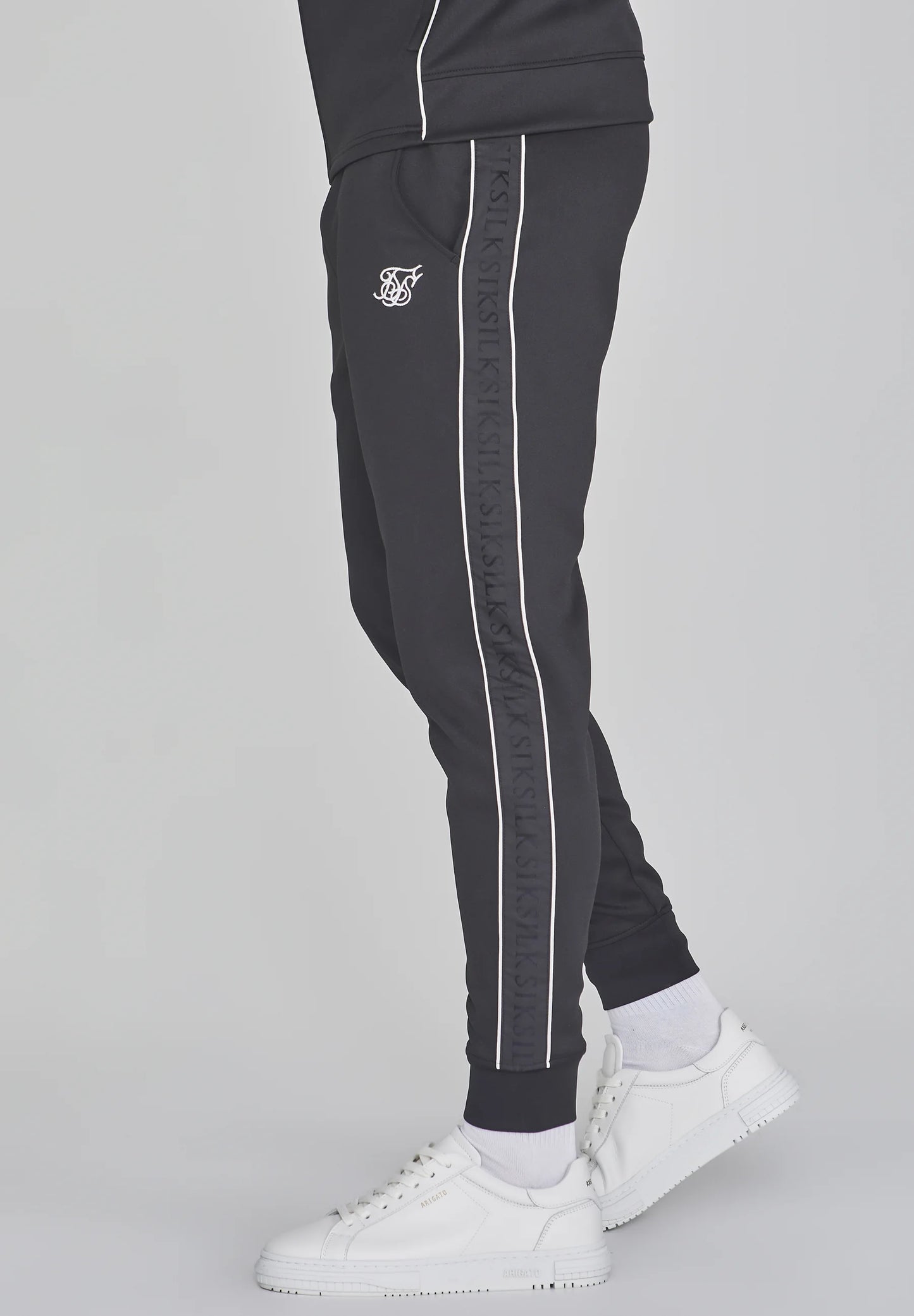 SikSilk Joggers Set – Tepláková súprava – Čierna