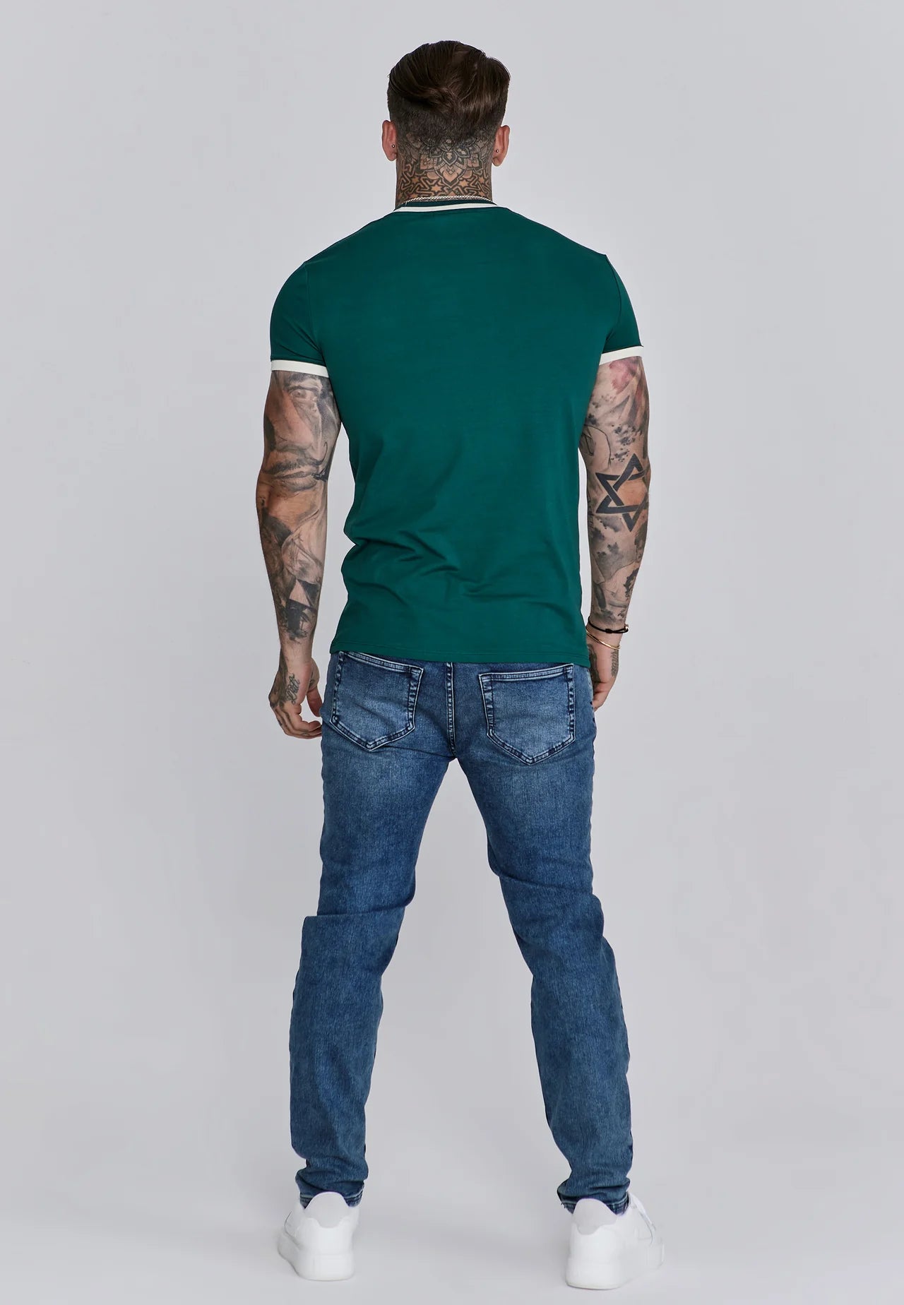 SikSilk Green Ringer Tričko