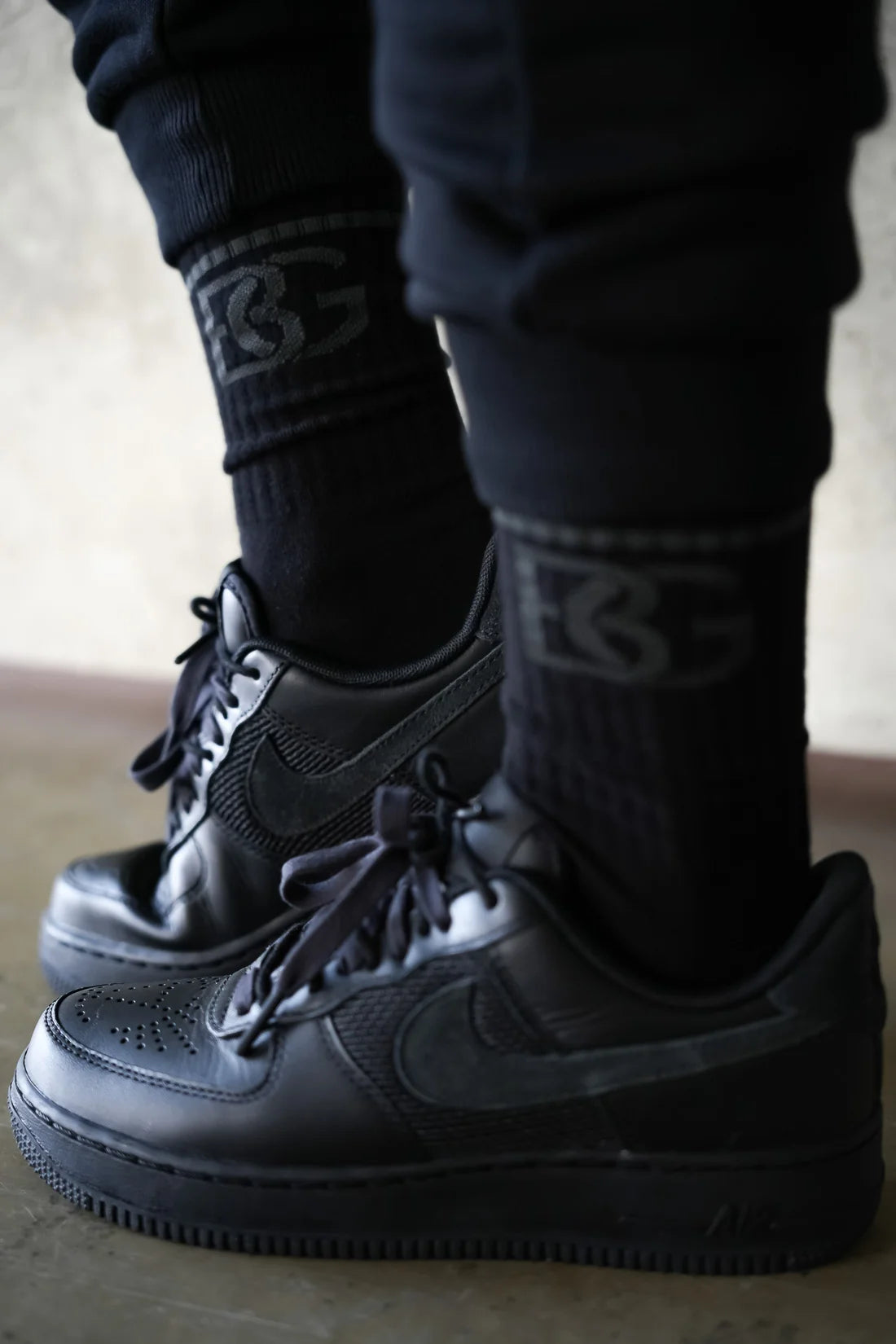 BRANDENBURG COUTURE PONOŽKY BG LONG | ČIERNO-ŠEDÁ