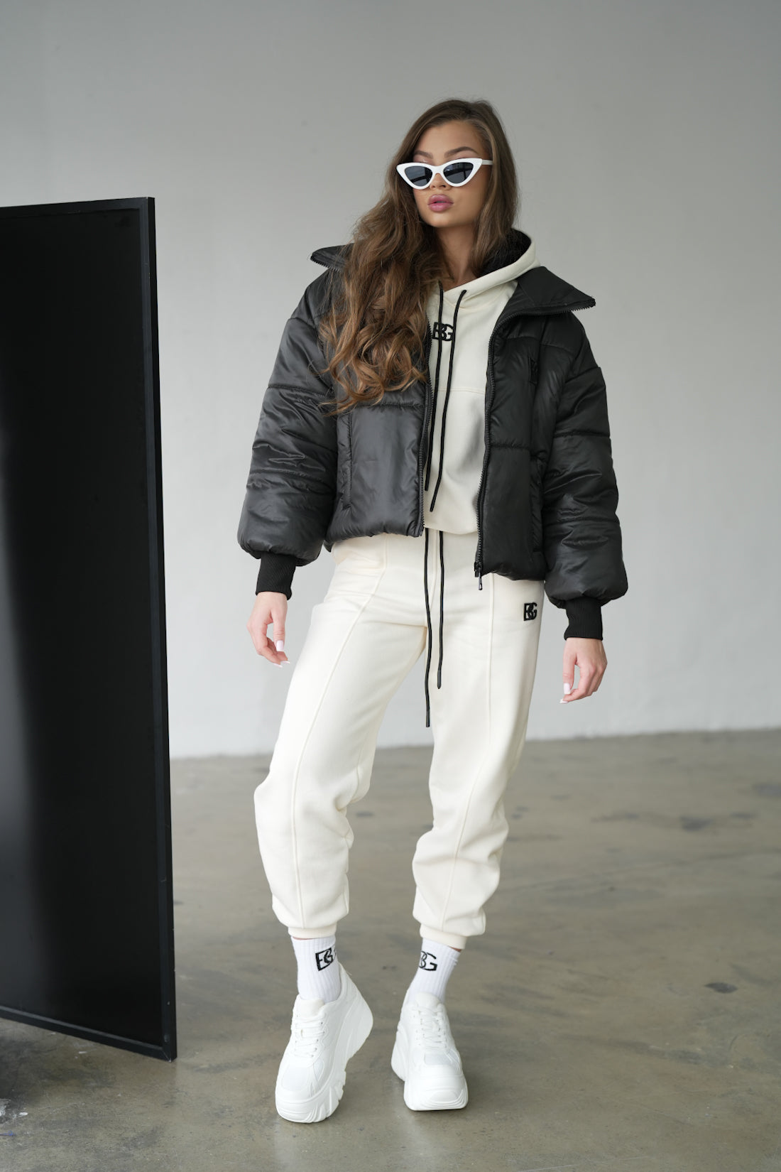 BRANDENBURG COUTURE DÁMSKA BUNDA BG FAMOUS | ČIERNA