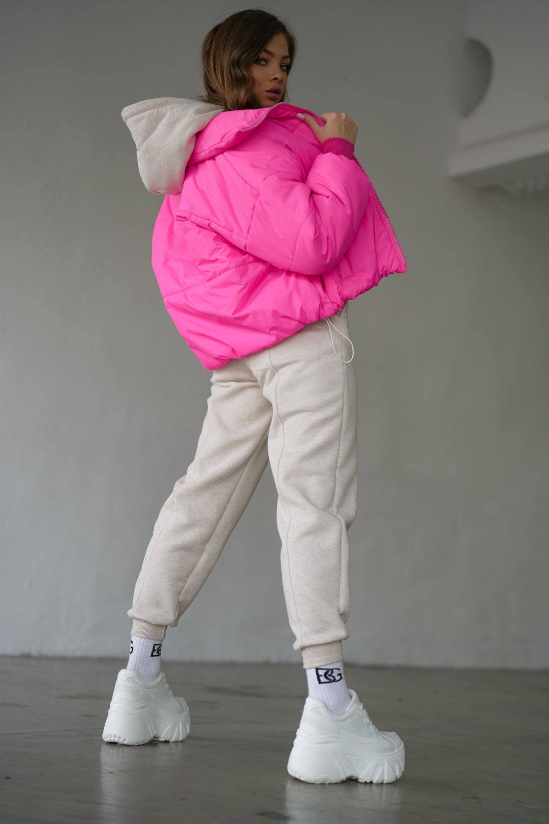 BRANDENBURG COUTURE DÁMSKA BUNDA BG FAMOUS | RUŽOVÁ