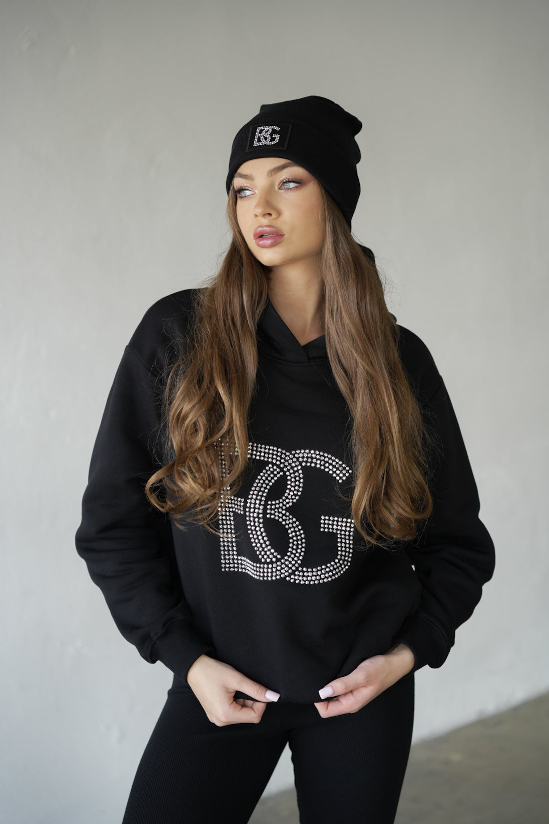 BRANDENBURG COUTURE BG CINDY HAT | BLACK