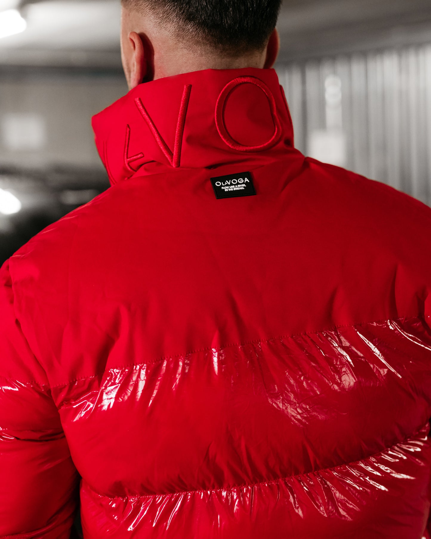 MEN'S JACKET OLAVOGA BENTON - RED