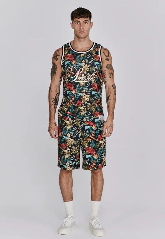 Siksilk Multi Resort Šortky + Basketball Vesta Súprava