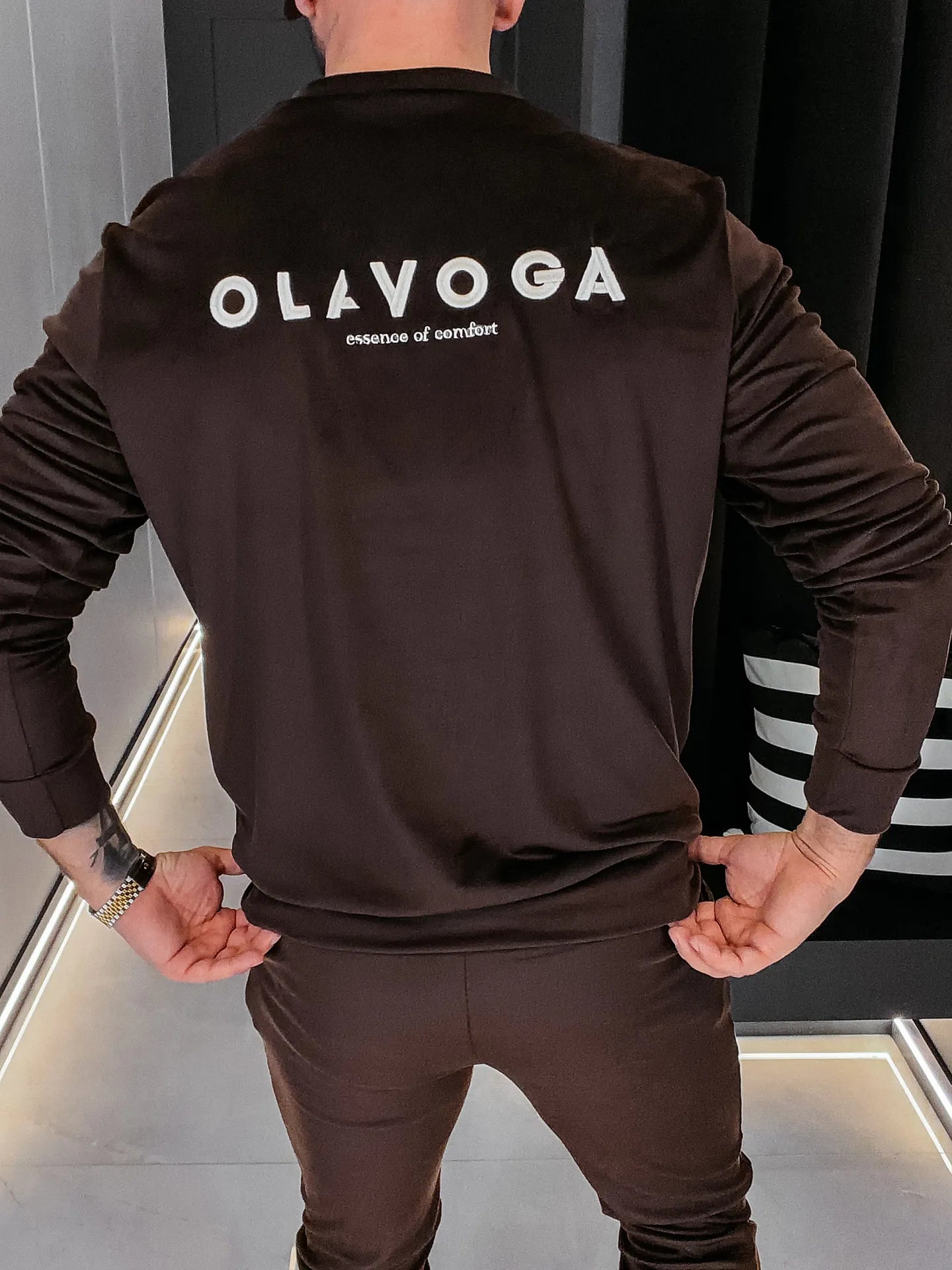 OLAVOGA Pánska Súprava LEGACY - hnedá