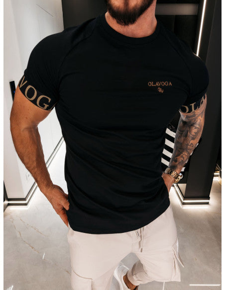 Olavoga Pánske Tričko SKYJUE - čierna