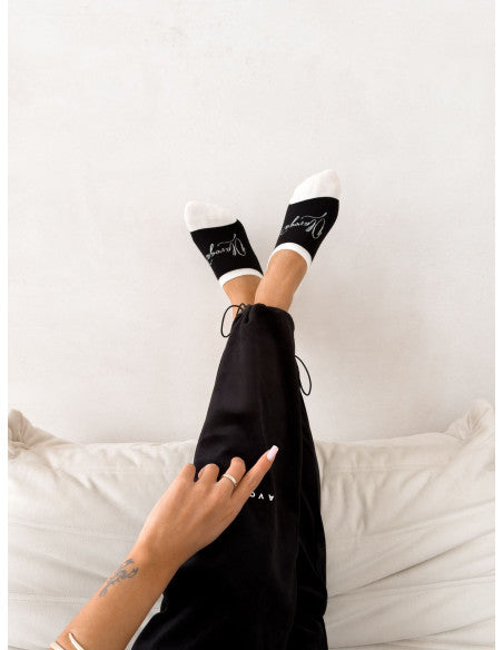 Olavoga Ponožky SORIA - čierna