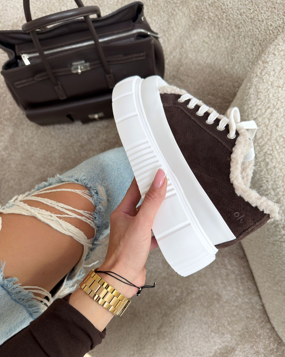OLAVOGA LULL Sneakers s Kožušinou