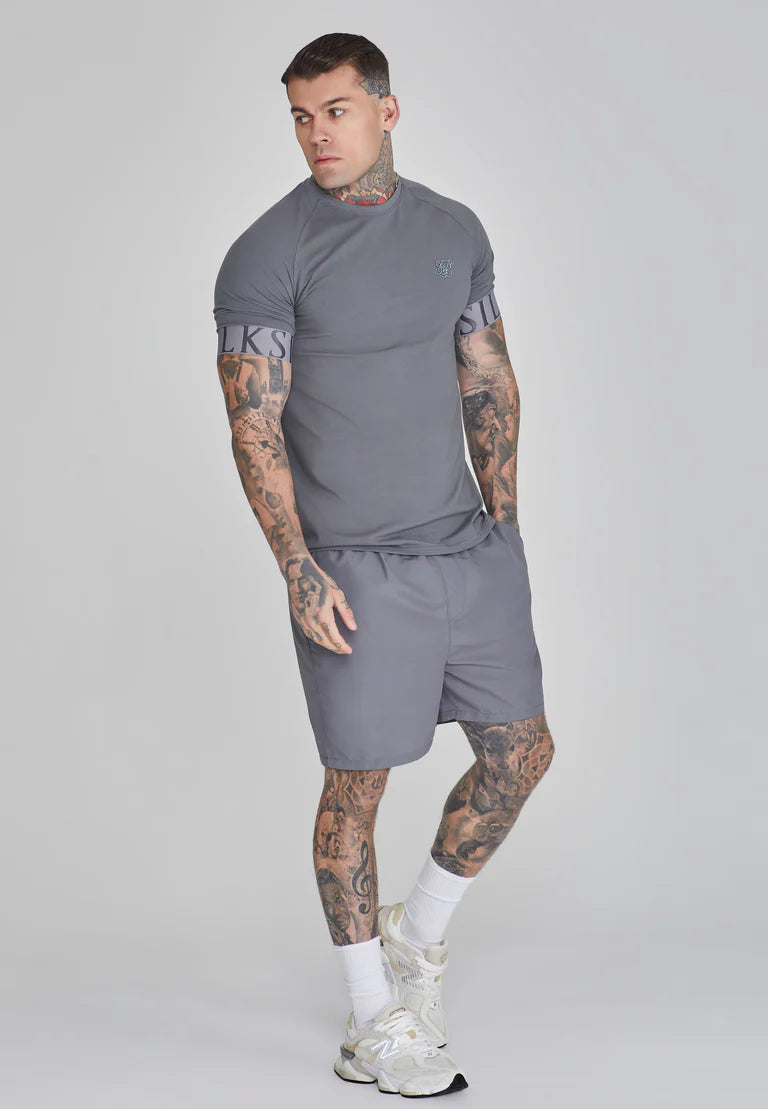 Siksilk Tech Tričko - Sivá