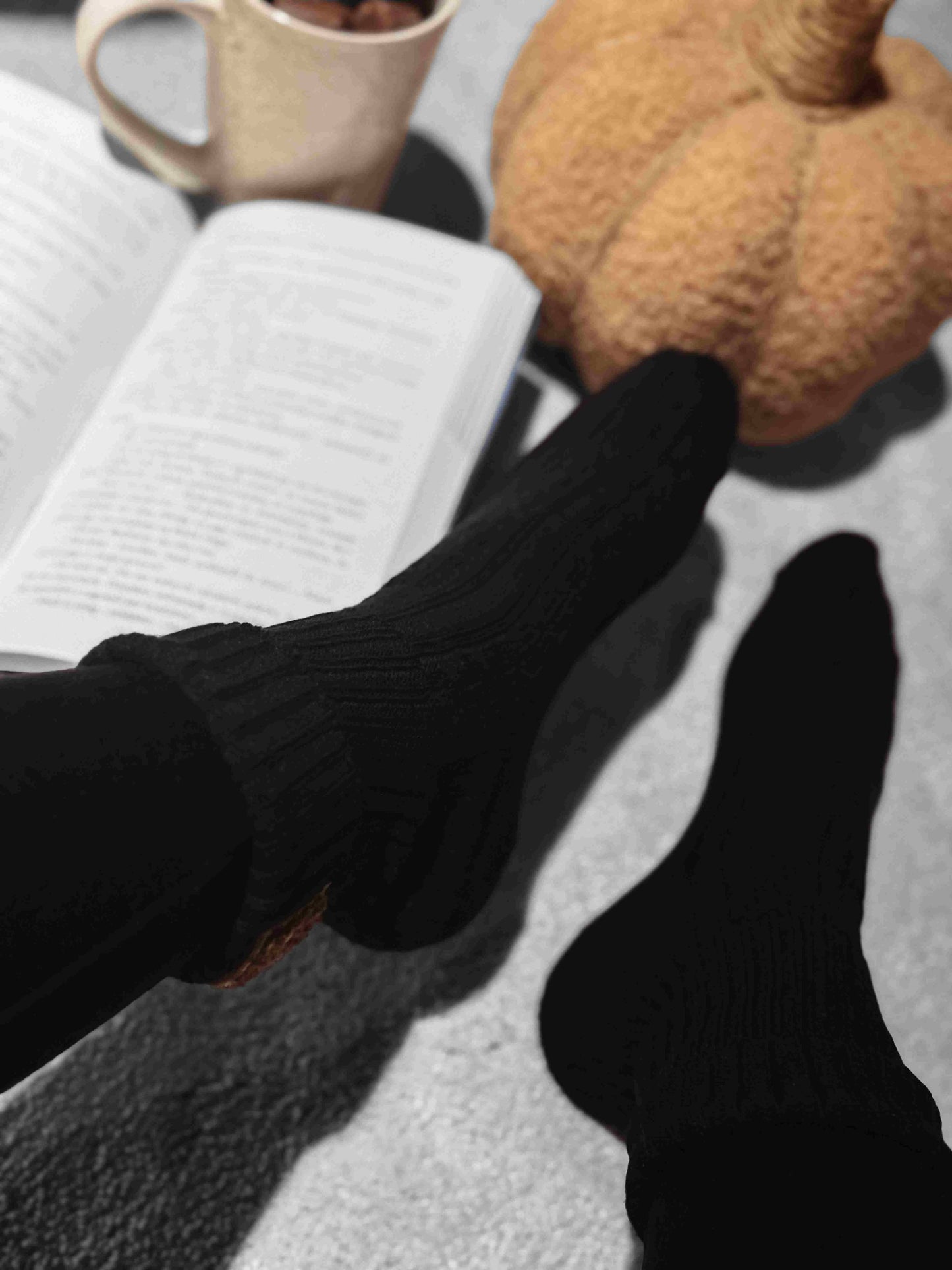 Olavoga Ponožky FERRO - Čierna