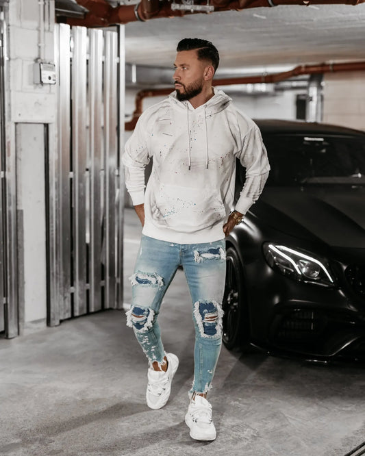 OLAVOGA PÁNSKA MIKINA BLADE 2024 - BIELA