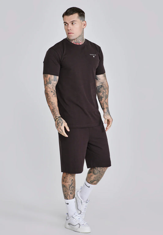 Siksilk Hnedá Súprava Tričko + Šortky