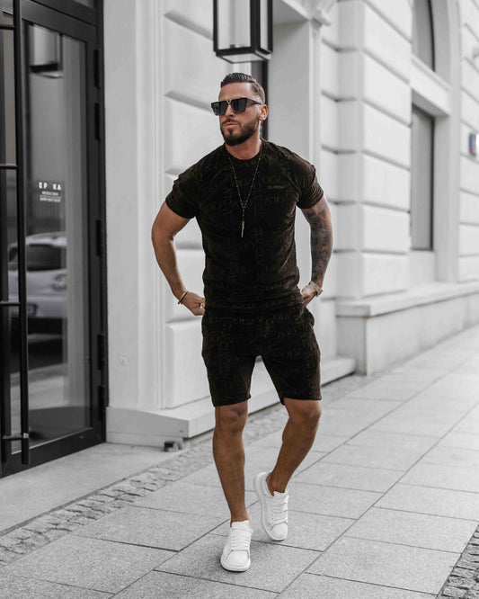 Olavoga Pánska Súprava ETENI - Tmavo-Hnedá