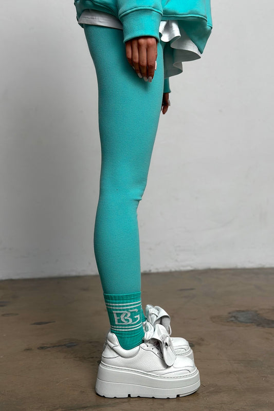 BG COUTURE PONOŽKY – BG EASY - AZÚROVÁ