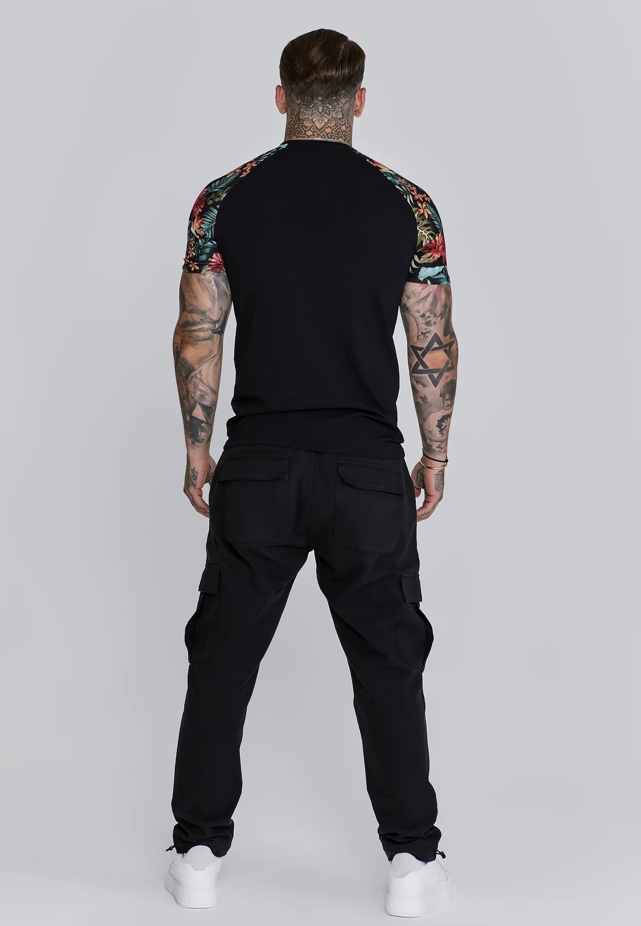 Siksilk Raglánové Tričko - Čierna
