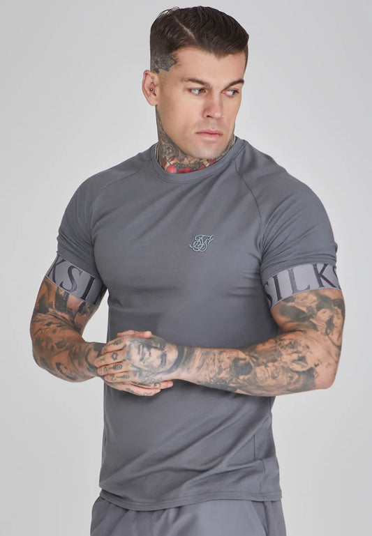Siksilk Tech Tričko - Sivá