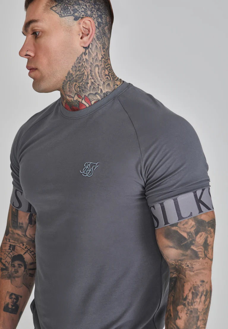 Siksilk Tech Tričko - Sivá