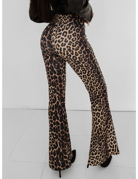 Olavoga Dámske Nohavice CHIC ROAR - Leopard