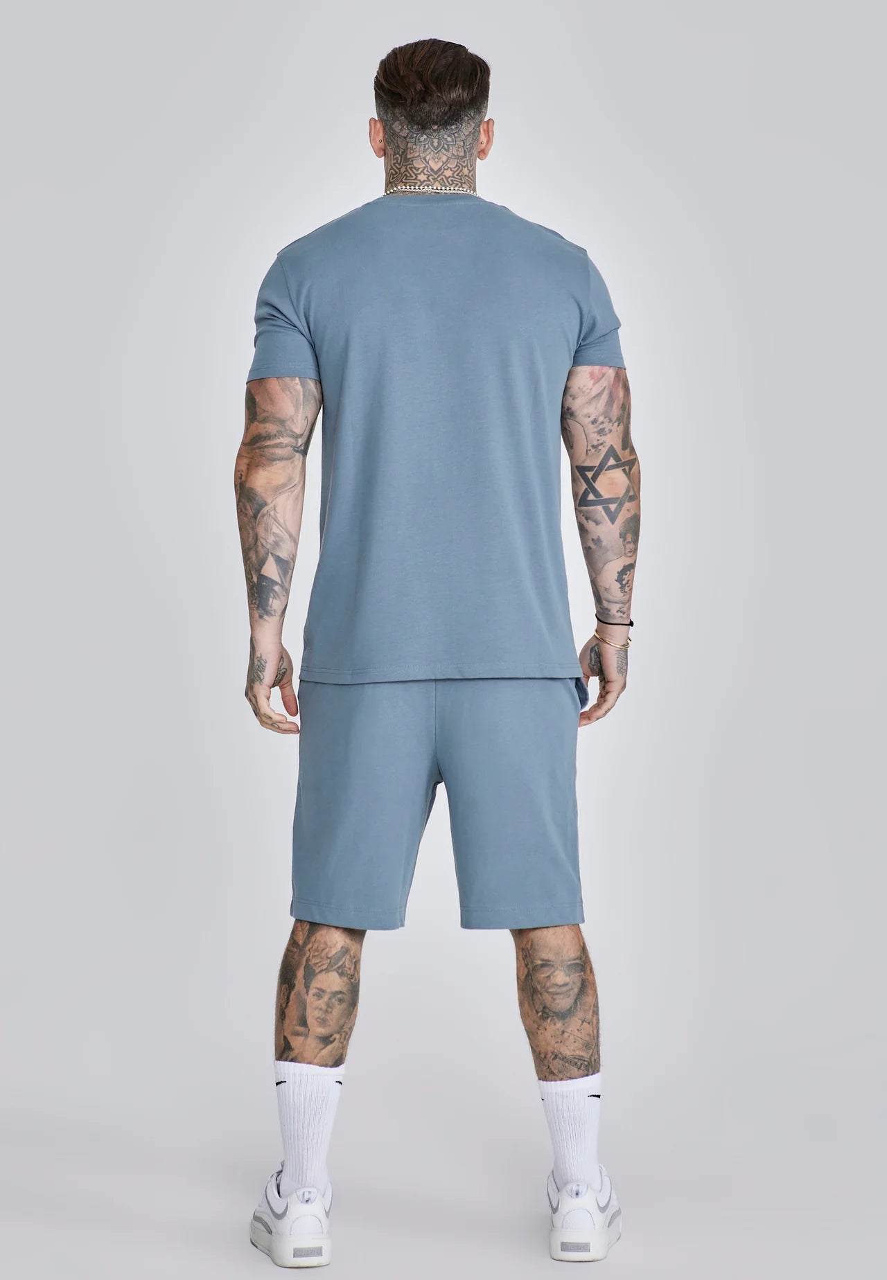 Siksilk Šedá Súprava Tričko + Šortky
