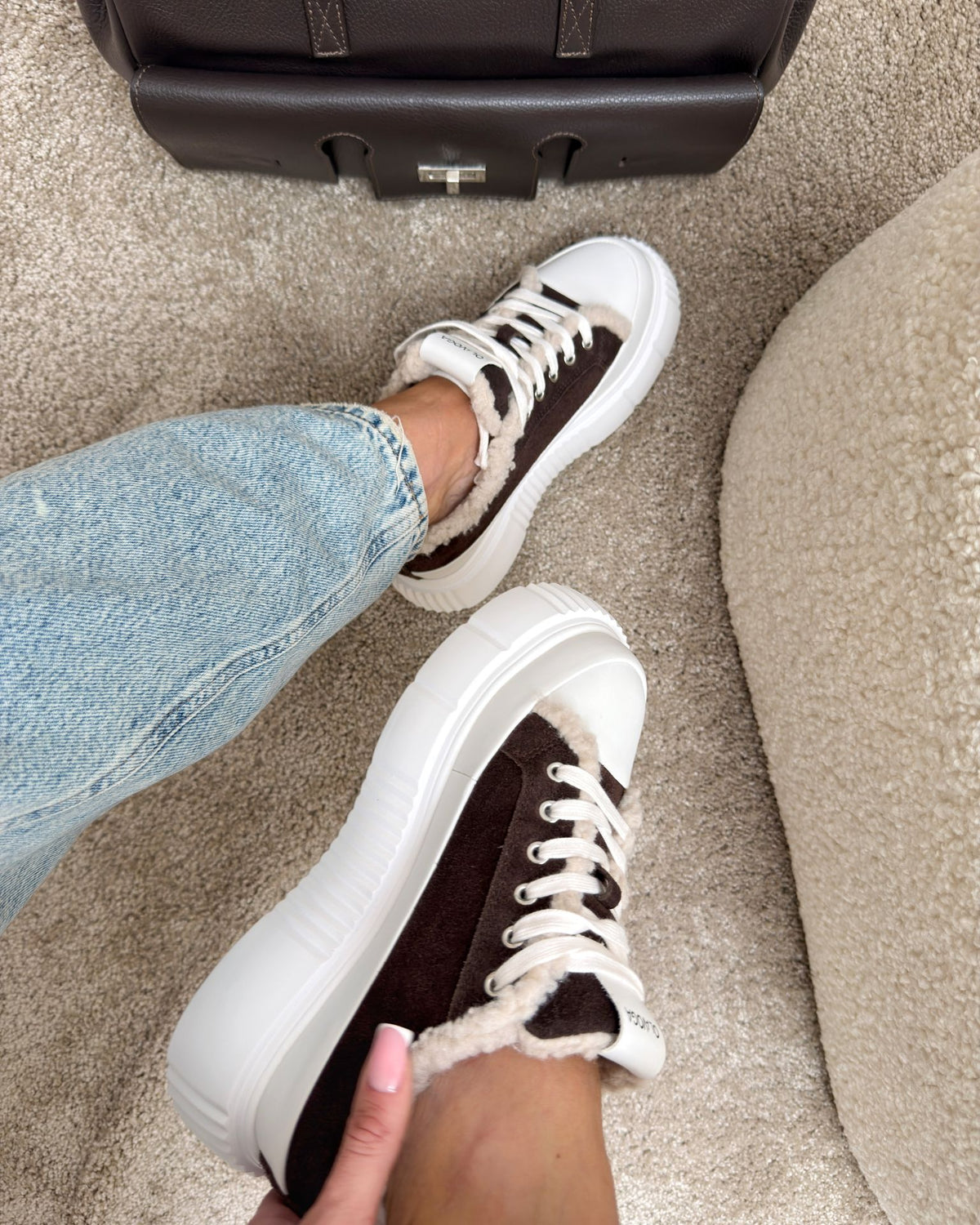 OLAVOGA LULL Sneakers s Kožušinou