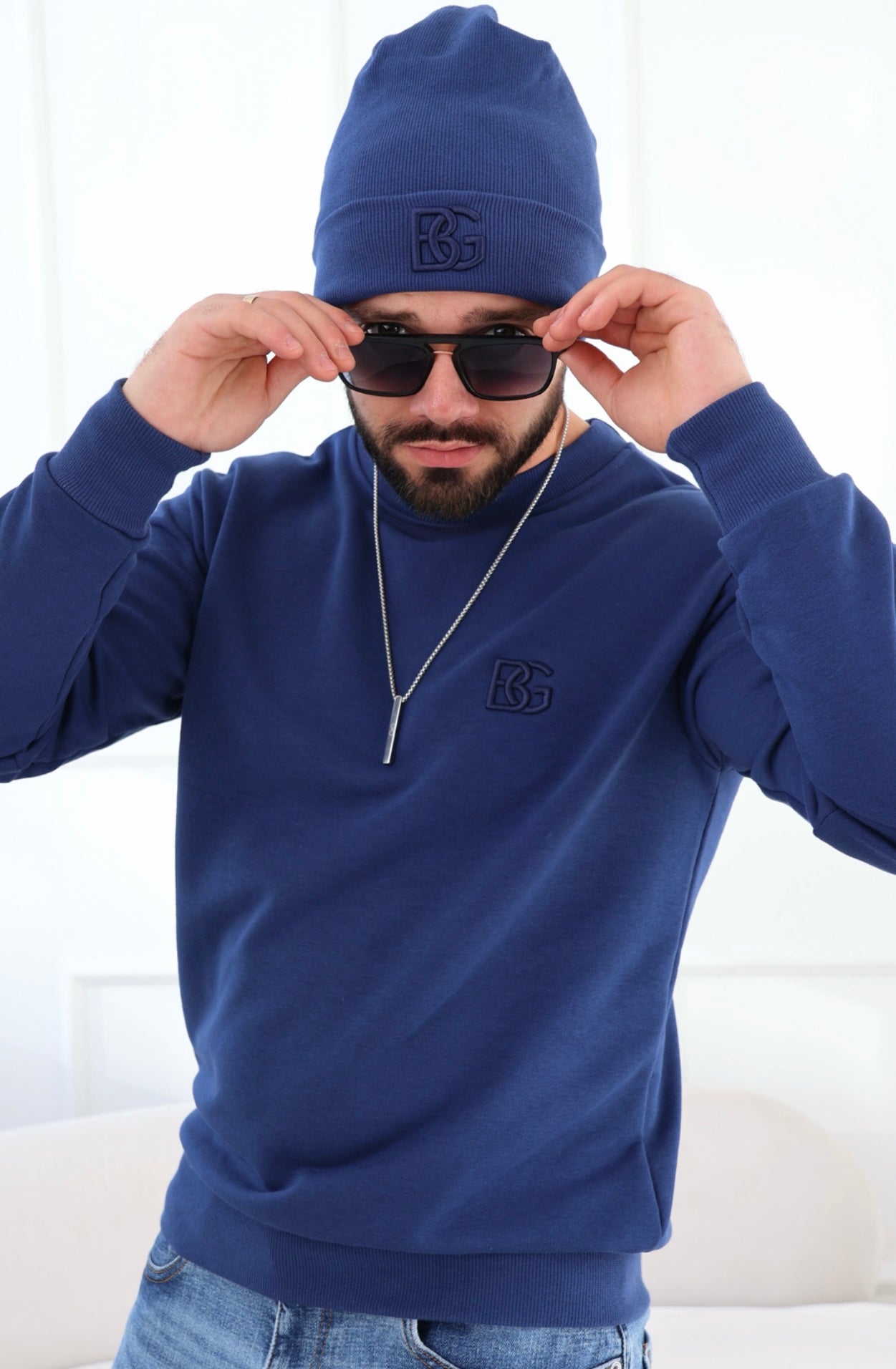 BG Čiapka HOLA - modrá