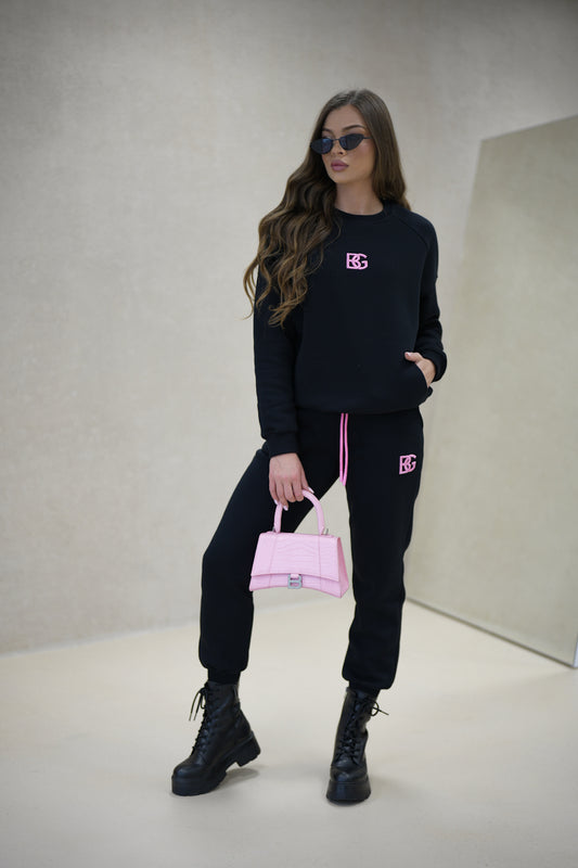 BRANDENBURG COUTURE DÁMSKA TEPLÁKOVÁ SÚPRAVA BG BONBON | ČIERNA