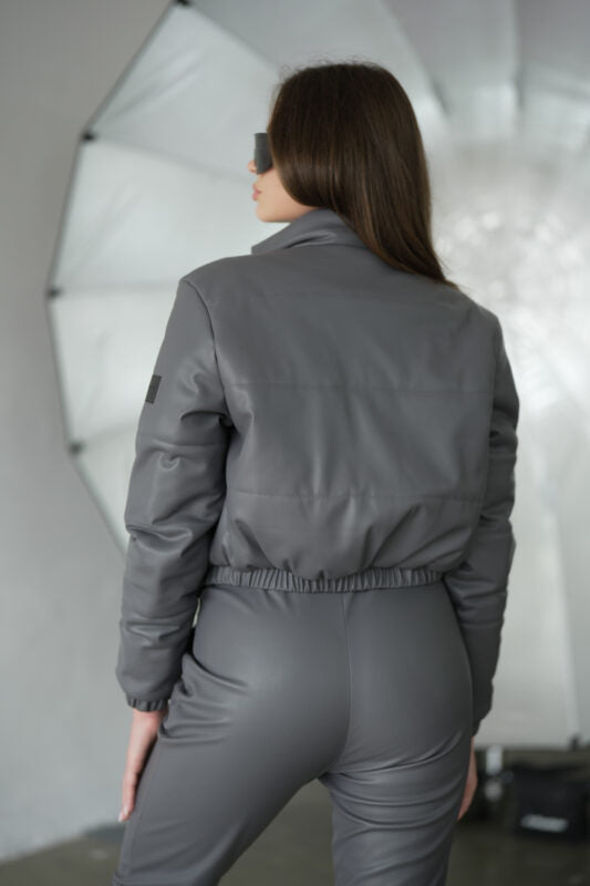 BRANDENBURG COUTURE DÁMSKA BUNDA BG WINTER | ŠEDÁ