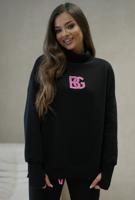 BRANDENBURG COUTURE DÁMSKA MIKINA BG COCO | ČIERNA