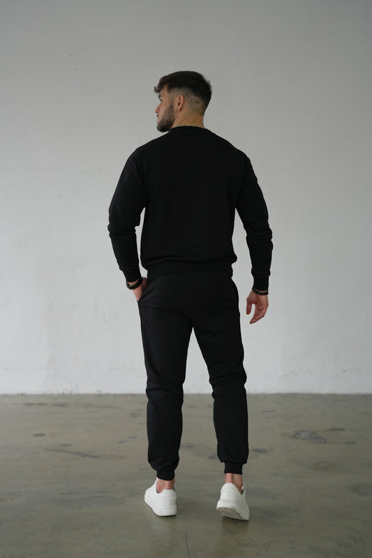 Pánska tepláková súprava BG COUTURE - Basic - Čierna